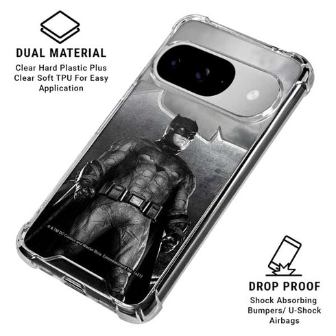 The Justice League (2017) Batman Poster Google Pixel 10 Clear Case